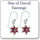 star of david earrings